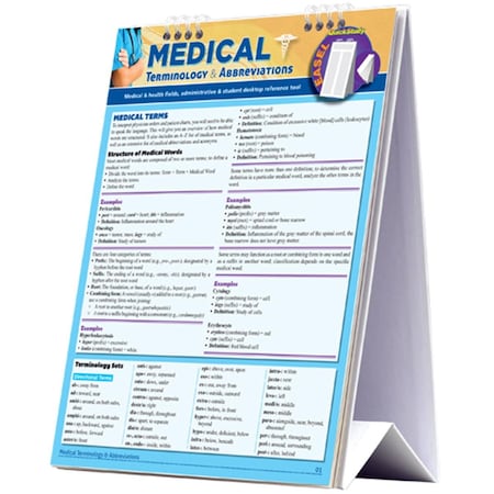 Barcharts Medical Terminology & Abbreviations Quickstudy Easel 9781423223047